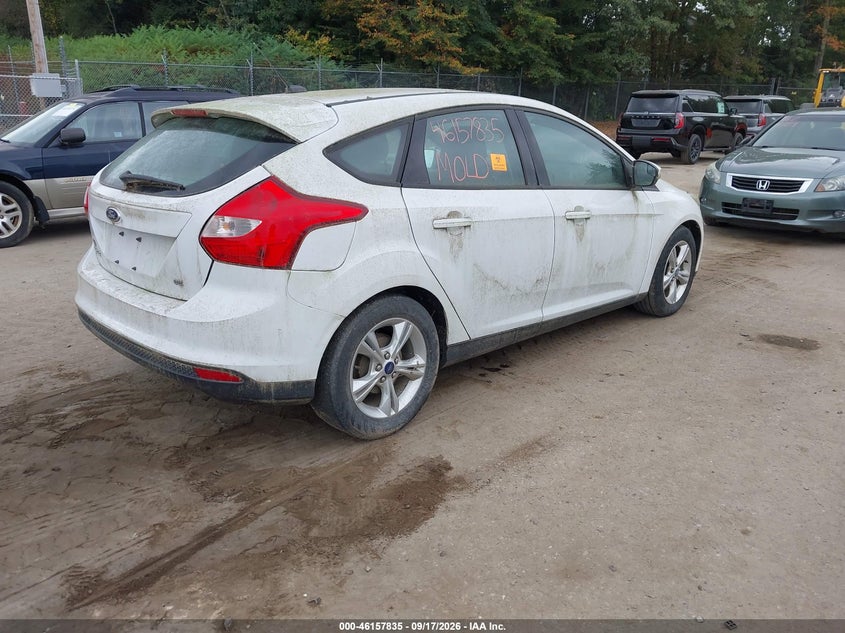 Vin: 1fadp3k29dl224343, lot: 46657634, ford focus se 20134