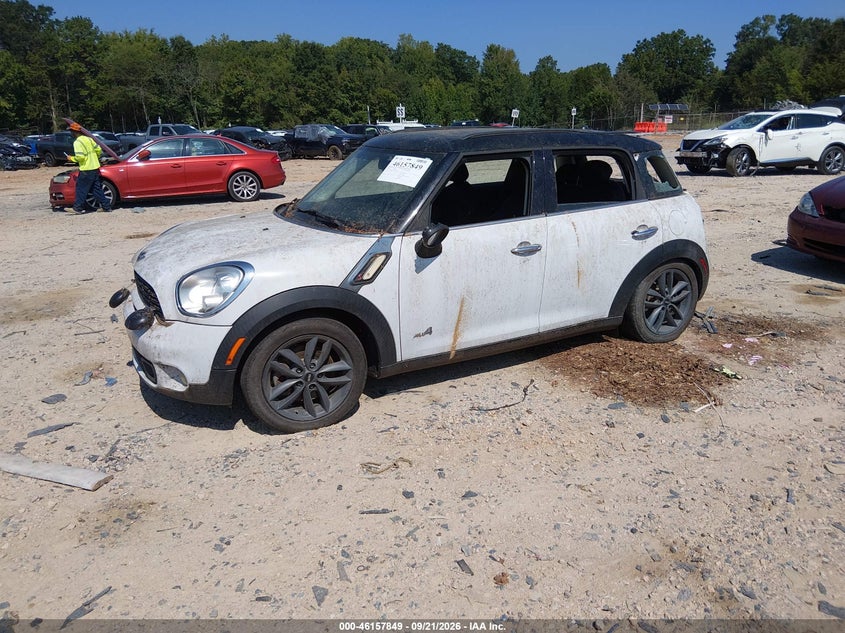 Vin: wmwzc5c58ewp36995, lot: 46657648, mini countryman cooper s 20142