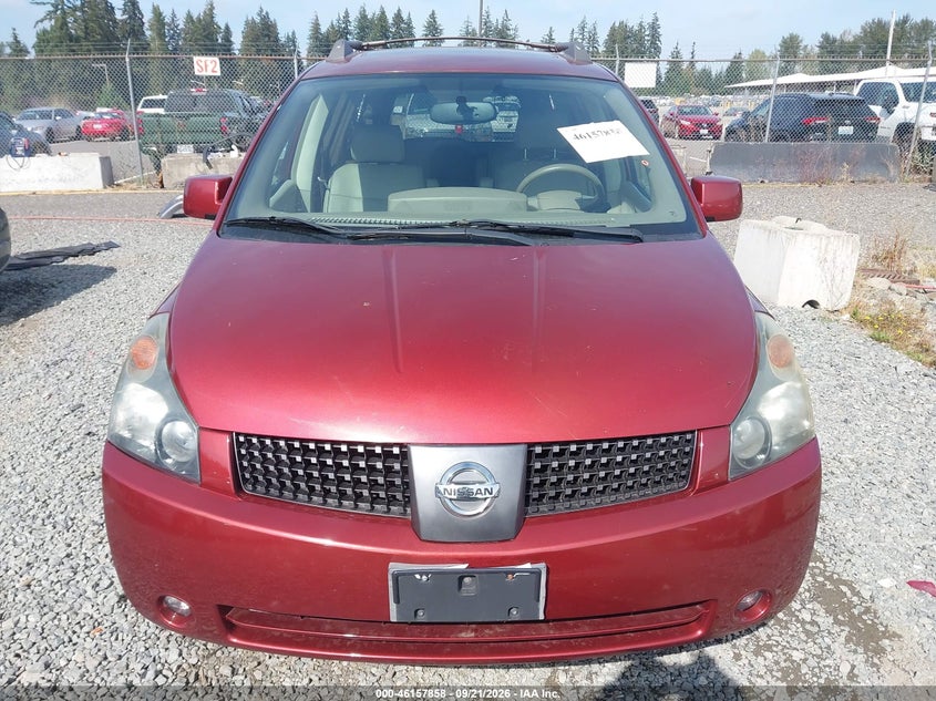 NISSAN QUEST 2004 VIN 5N1BV28U84N332494