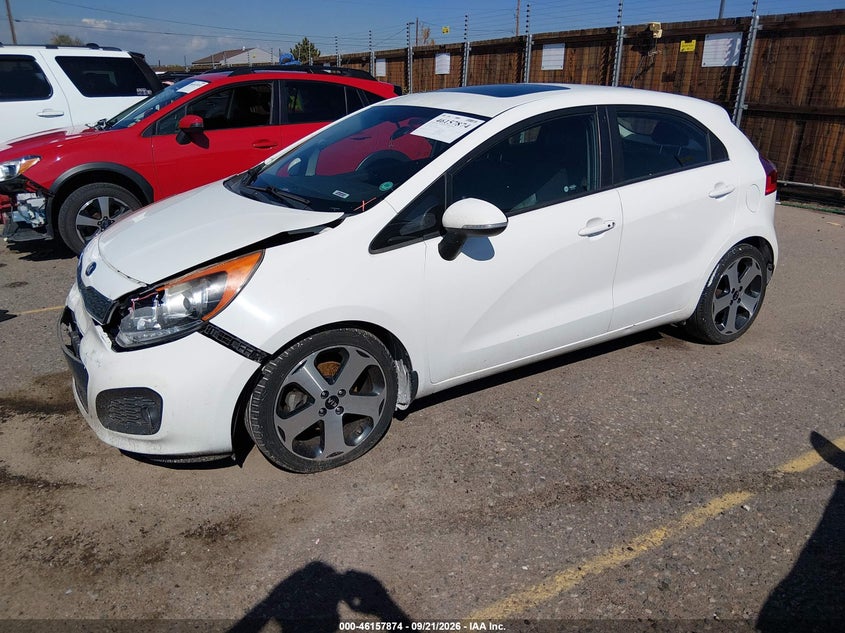 Vin: knadn5a33e6331133, lot: 46657673, kia rio sx 20142