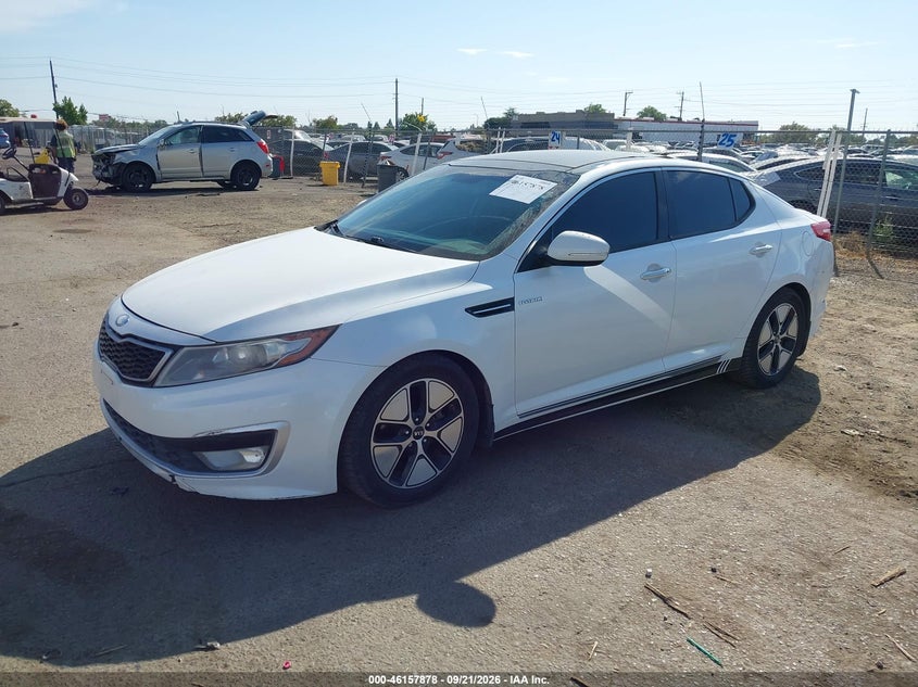 Vin: knagm4ad4d5048330, lot: 46657678, kia optima hybrid ex 20132