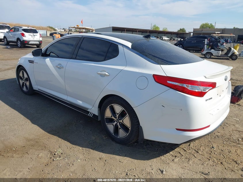 Vin: knagm4ad4d5048330, lot: 46657678, kia optima hybrid ex 20133