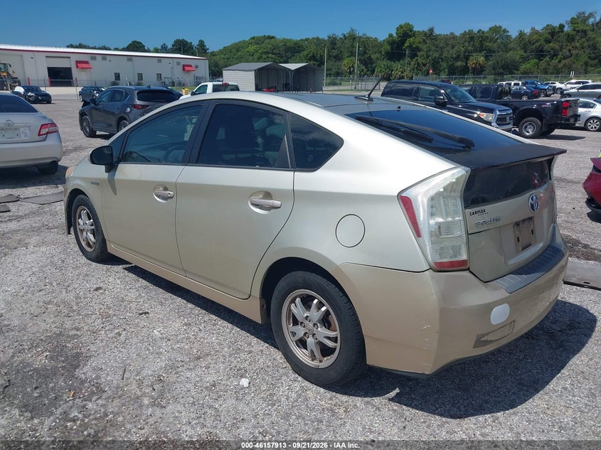 Vin: jtdkn3du1b0261696, lot: 46657712, toyota prius two 20113