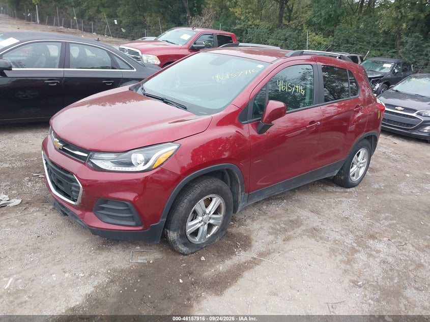 Vin: kl7cjpsm7nb514004, lot: 46657715, chevrolet trax awd lt 20222