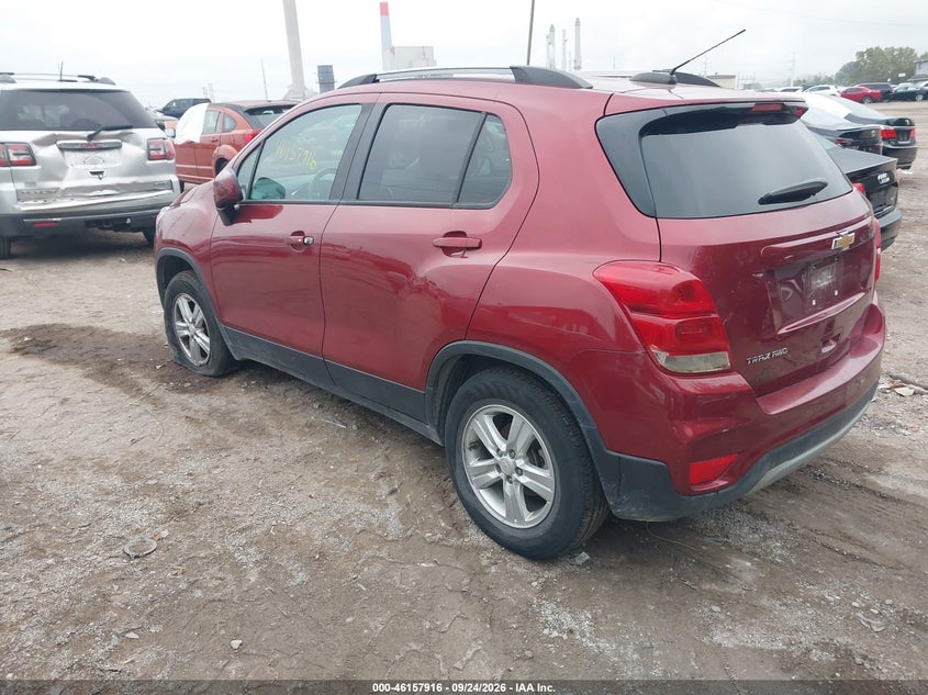 Vin: kl7cjpsm7nb514004, lot: 46657715, chevrolet trax awd lt 20223