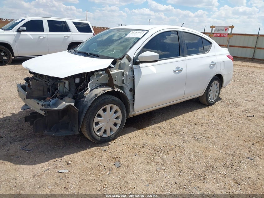 Vin: 3n1cn7apxkl848317, lot: 46657761, nissan versa 1.6 sv 20192