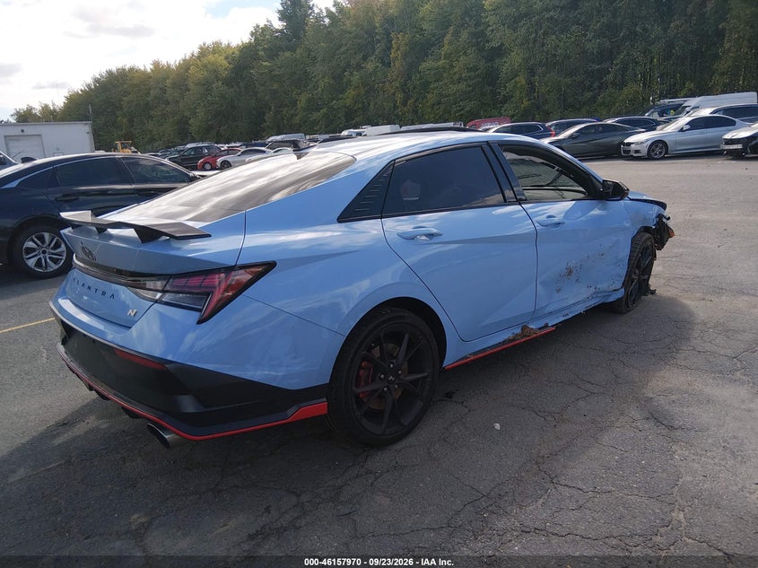 Vin: kmhlw4dk5tu040405, lot: 46657769, hyundai elantra n 20264