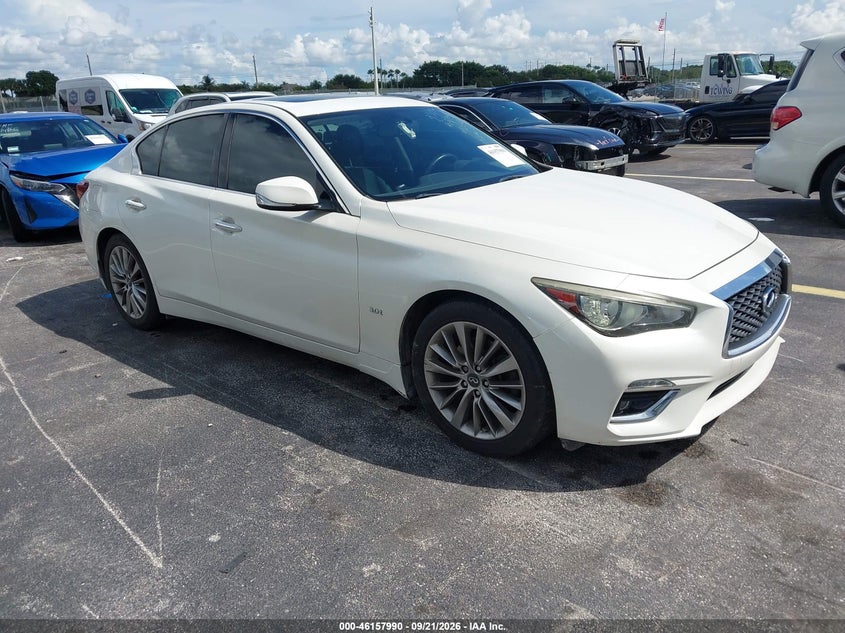 Vin: jn1ev7ap0jm353797, lot: 46657789, infiniti q50 3.0t luxe 2018 img_1