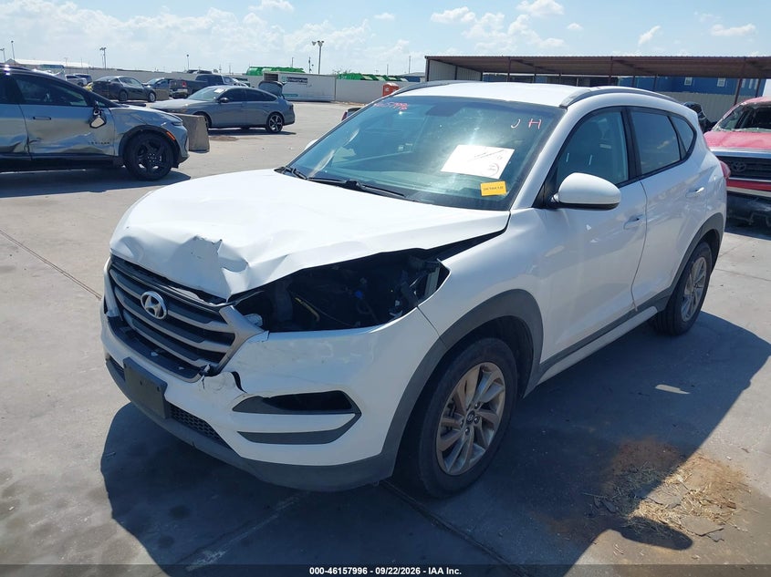 Vin: km8j33a43ju676477, lot: 46657795, hyundai tucson sel 20182