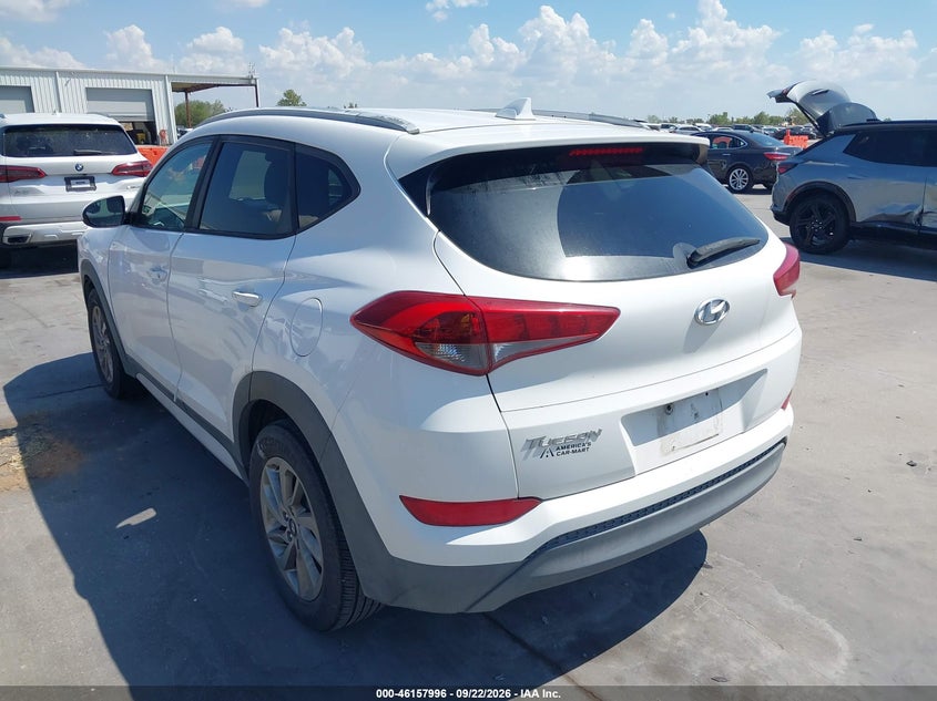 Vin: km8j33a43ju676477, lot: 46657795, hyundai tucson sel 20183