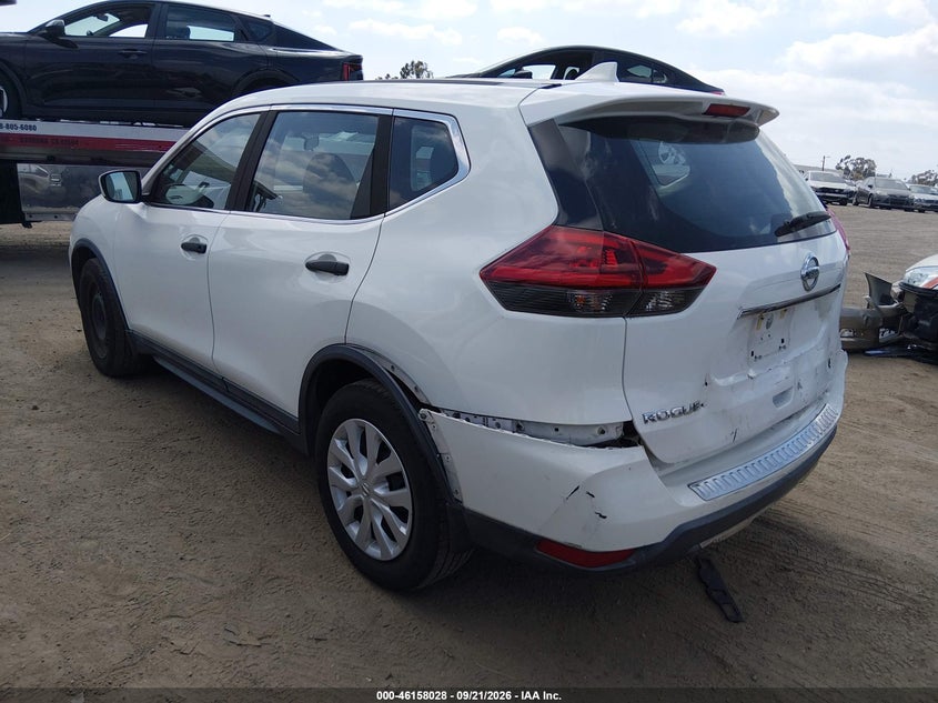 Vin: 5n1at2mt9jc772777, lot: 46657827, nissan rogue s 20183