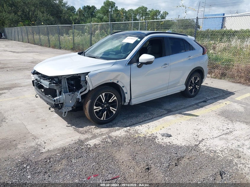 Vin: ja4atwaa2tz001327, lot: 46657842, mitsubishi eclipse cross black edition s-awc/se s-awc/sel 20262
