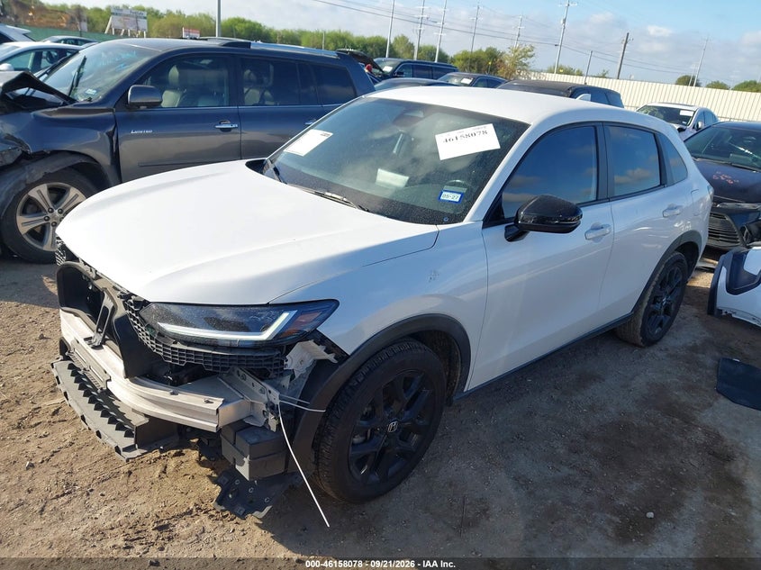2024 Honda Hr-V 2Wd Sport/2Wd Sport W/O Bsi, Перёд и зад, IAAI, VIN 3CZRZ1H54RM700840 — фото 2