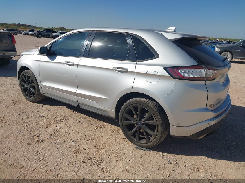 Vin: 2fmpk4ap9fbc03578, lot: 46657893, ford edge sport 20153