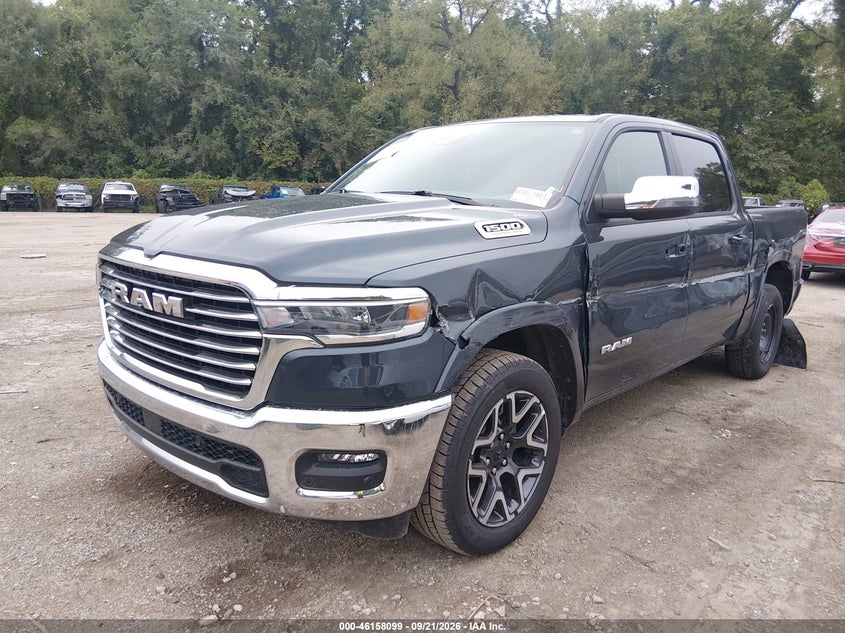 Vin: 1c6srfjp6tn281958, lot: 46657898, ram 1500 laramie 20262