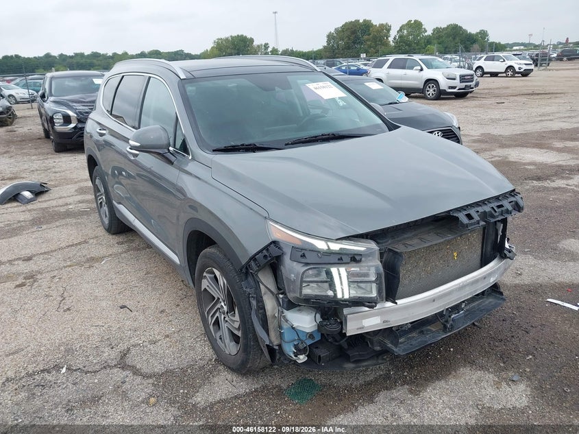 Vin: 5nms34aj7mh307976, lot: 46657921, hyundai santa fe sel 2021 img_1