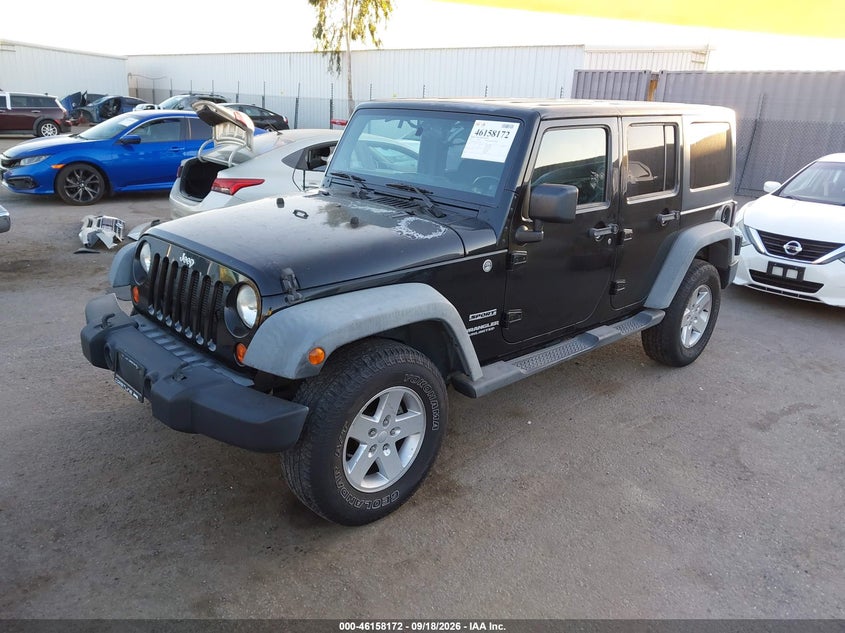 Vin: 1c4bjwdg6cl121506, lot: 46657971, jeep wrangler unlimited sport 20122