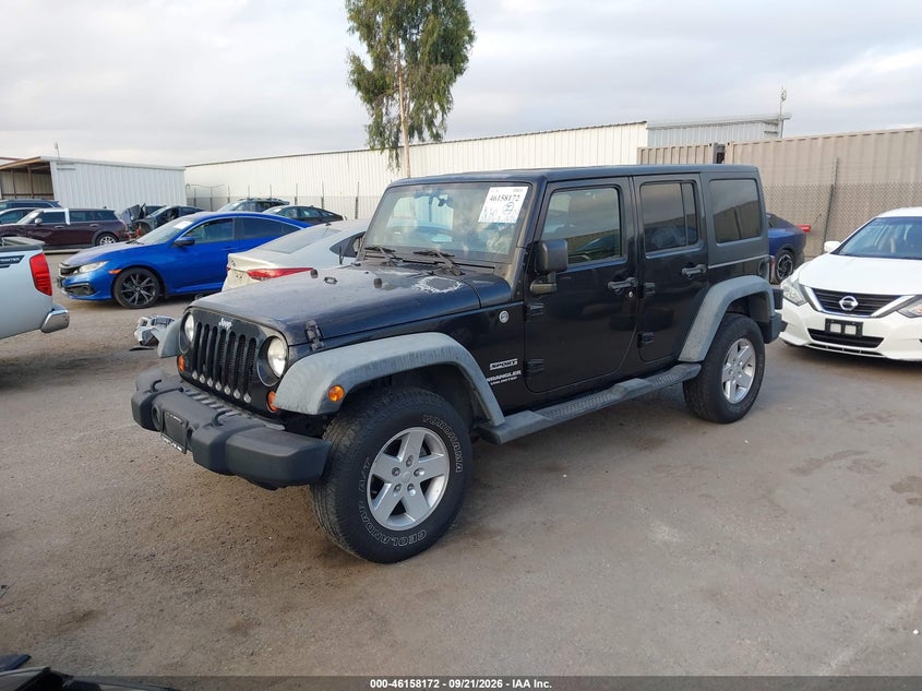 Vin: 1c4bjwdg6cl121506, lot: 46657971, jeep wrangler unlimited sport 20122