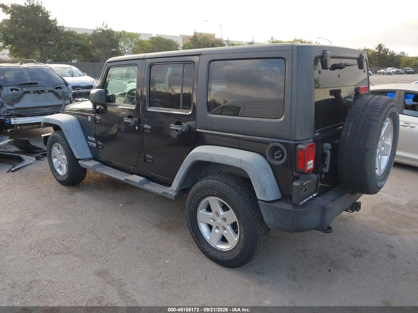 Vin: 1c4bjwdg6cl121506, lot: 46657971, jeep wrangler unlimited sport 20123