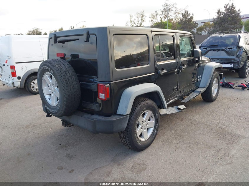 Vin: 1c4bjwdg6cl121506, lot: 46657971, jeep wrangler unlimited sport 20124