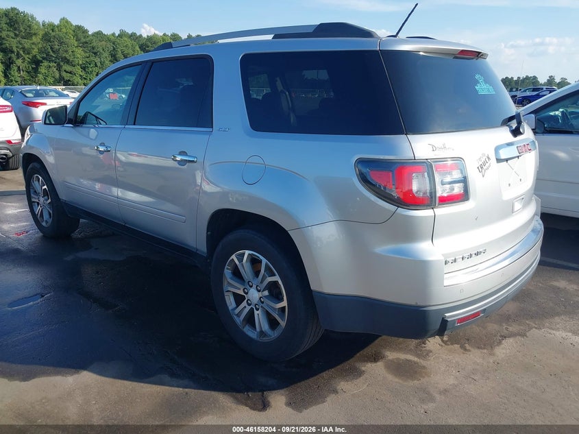 Vin: 1gkkrskd2fj357570, lot: 46658003, gmc acadia slt-2 20153