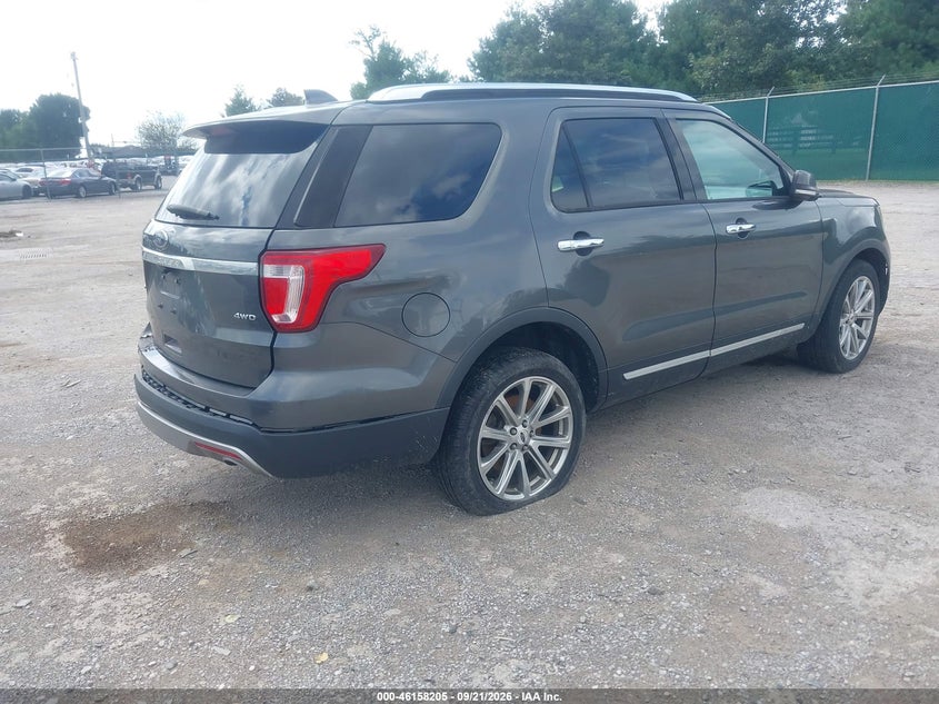 Vin: 1fm5k8f89hgc92693, lot: 46658004, ford explorer limited 20174