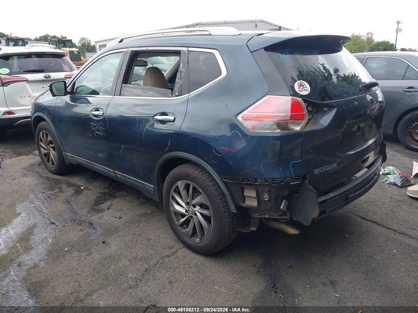 Vin: 5n1at2mtxfc847428, lot: 46658011, nissan rogue sl 20153