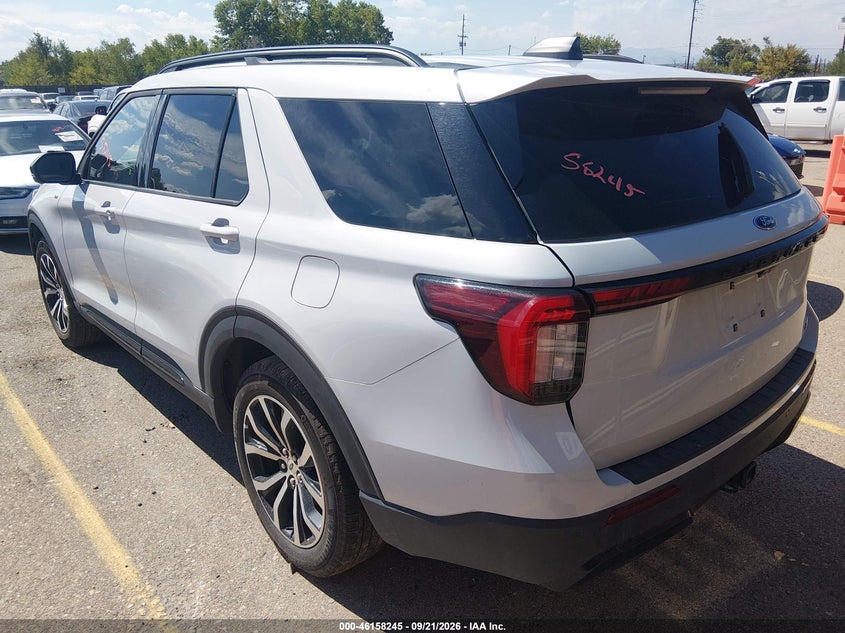 Vin: 1fmuk8kh9tga37844, lot: 46658044, ford explorer st-line 20263