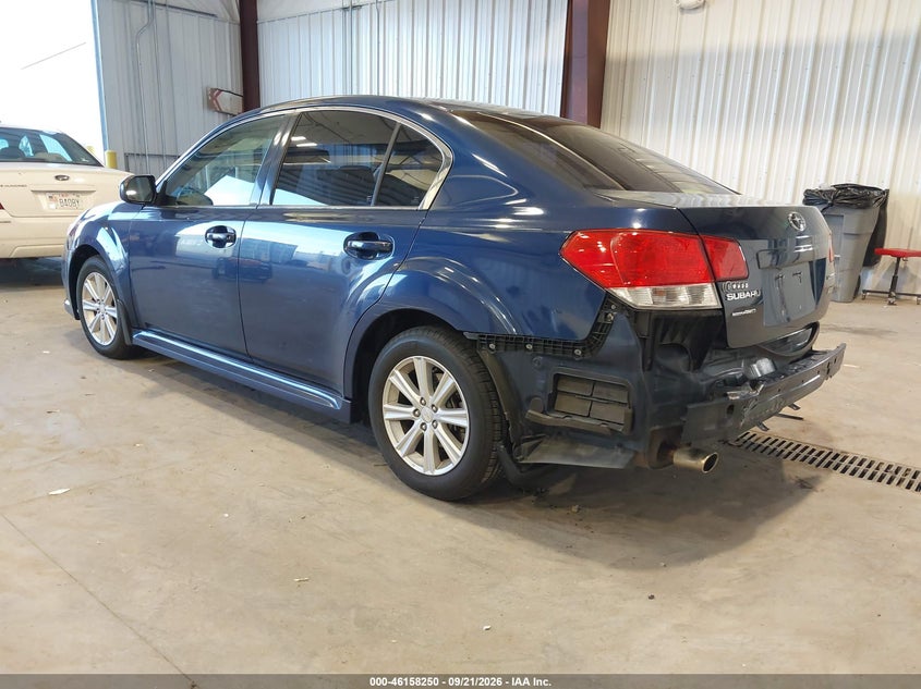 Vin: 4s3bmbb69b3217106, lot: 46658049, subaru legacy 2.5i premium 20113