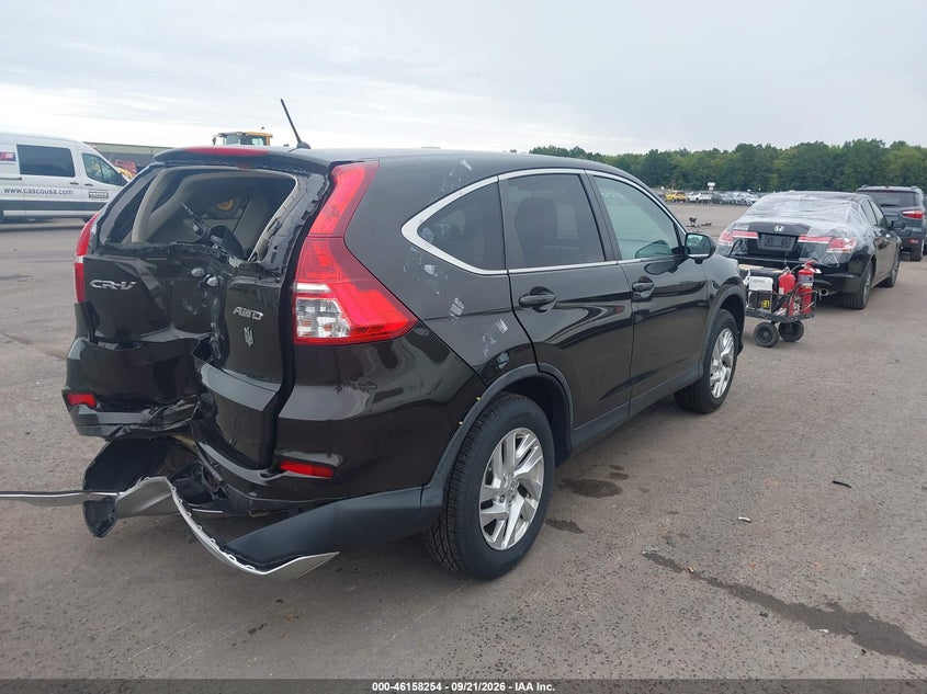 Vin: 5j6rm4h5xfl054569, lot: 46658053, honda cr-v ex 20154