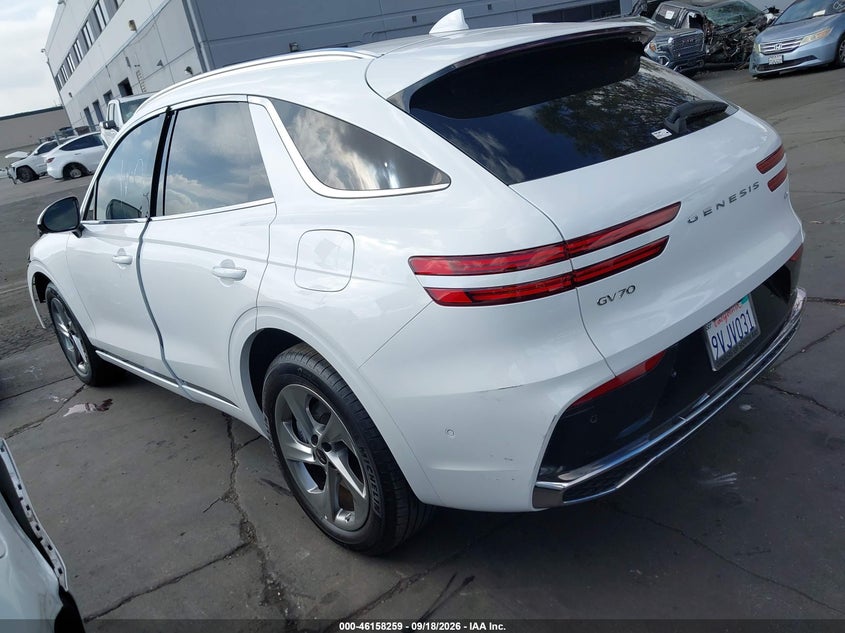 Vin: 5nmmbdtb5th045360, lot: 46658058, genesis gv70 2.5t advanced 20263