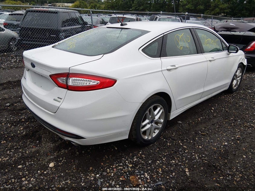 Vin: 1fa6p0hd4g5105530, lot: 46658082, ford fusion se 20164