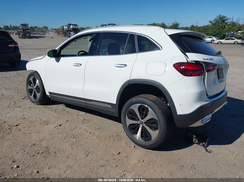 Vin: w1n4n4hb5tj890096, lot: 46658104, mercedes-benz gla 250 4matic 20263