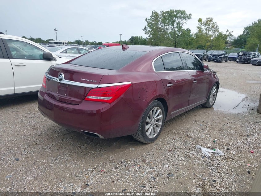Vin: 1g4gb5g31gf250310, lot: 46658125, buick lacrosse leather 20164