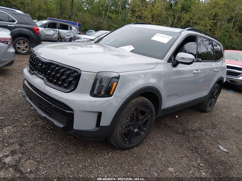2025 Kia Telluride Ex X-Line, Rear, IAAI, VIN 5XYP3DGC1SG598593 — photo 2
