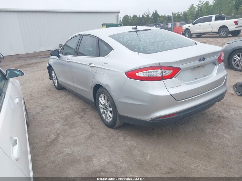 Vin: 3fa6p0g72gr267746, lot: 46658232, ford fusion s 20163