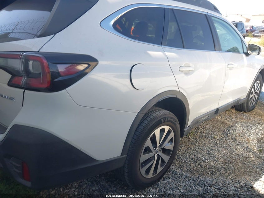 Vin: 4s4btacc3l3174817, lot: 46658233, subaru outback premium 20204