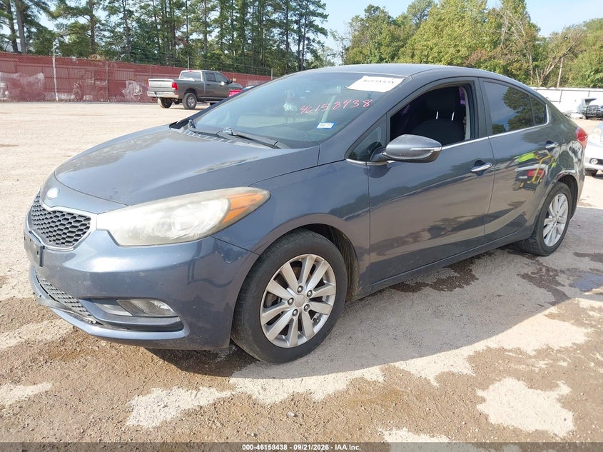 Vin: knafx4a84e5085224, lot: 46658237, kia forte ex 20142