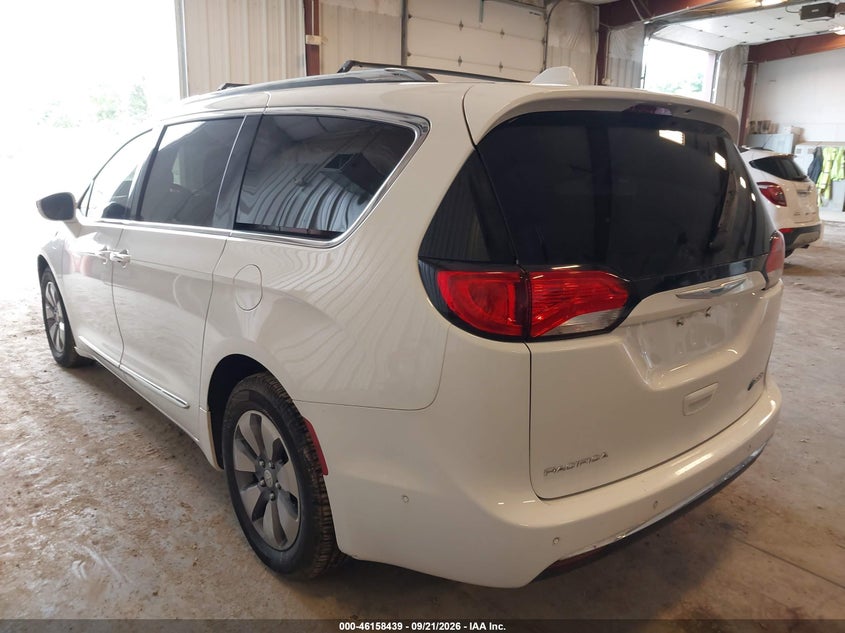 Vin: 2c4rc1n73jr183427, lot: 46658238, chrysler pacifica hybrid limited 20183