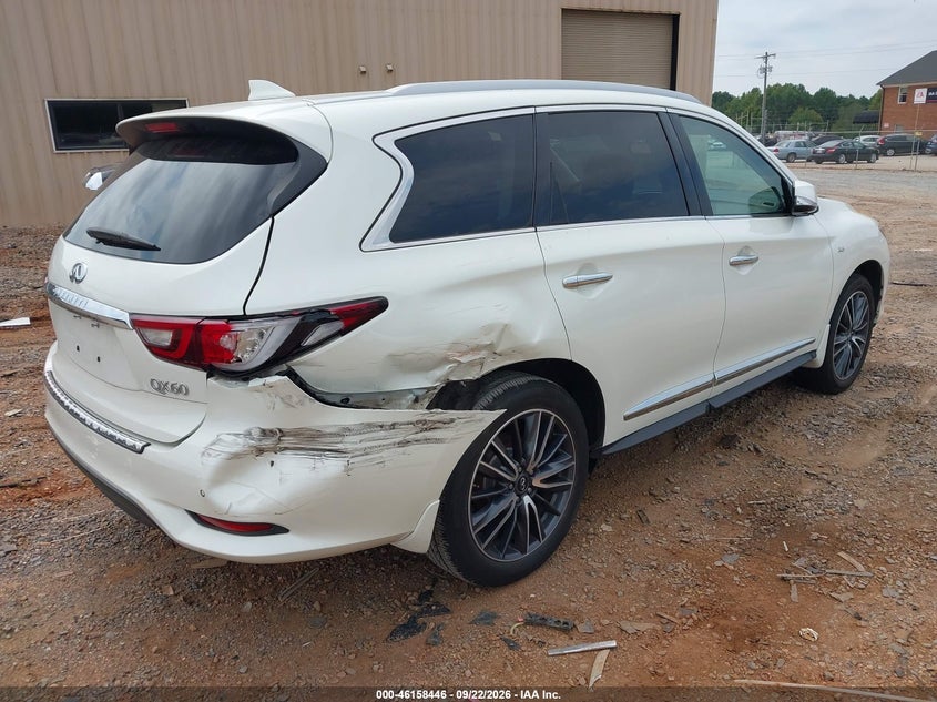 Vin: 5n1dl0mm5kc518785, lot: 46658245, infiniti qx60 luxe 20194