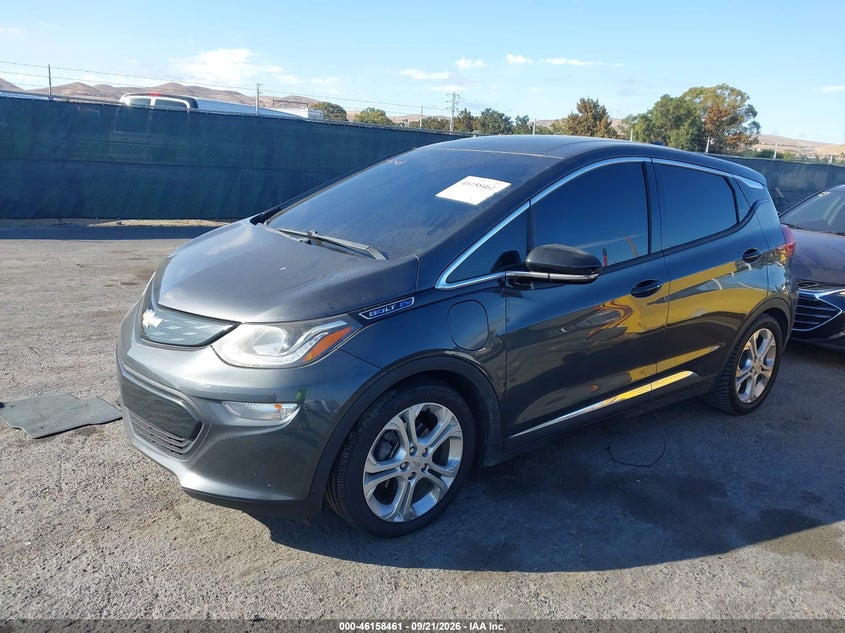 Vin: 1g1fw6s09h4160318, lot: 46658260, chevrolet bolt ev lt 20172