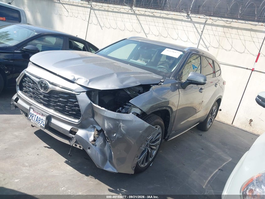 Vin: 5tdkbrch3ss646738, lot: 46658276, toyota highlander hybrid limited 25th edition 20252