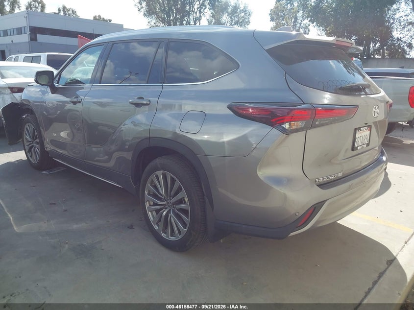 Vin: 5tdkbrch3ss646738, lot: 46658276, toyota highlander hybrid limited 25th edition 20253