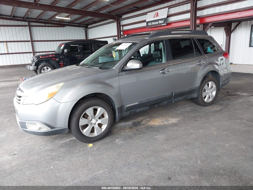 2010 Subaru Outback, Звичайний знос, IAAI, VIN 4S4BRCKC1A3359828 — фото 2