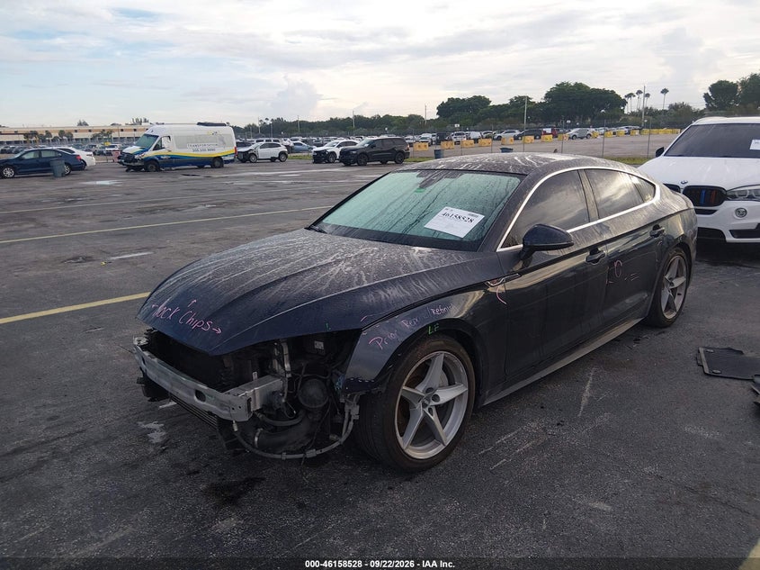 Vin: wauencf52ja123402, lot: 46658327, audi a5 2.0t premium 20182