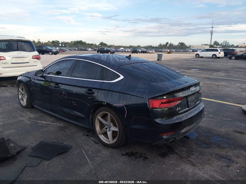 Vin: wauencf52ja123402, lot: 46658327, audi a5 2.0t premium 20183