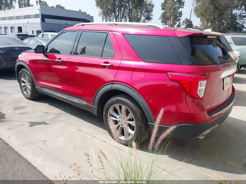 Vin: 1fmsk7fh9mgb50836, lot: 46658343, ford explorer limited 20213