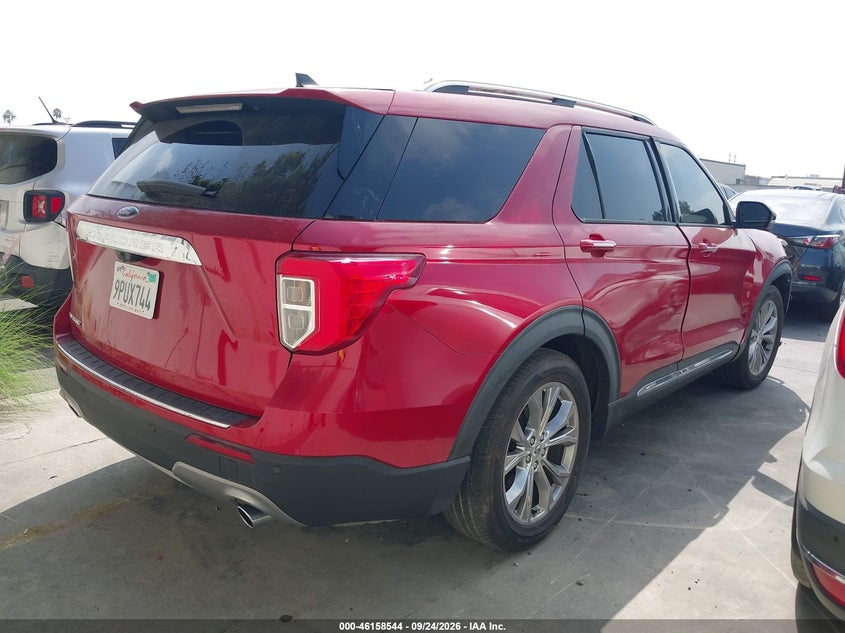Vin: 1fmsk7fh9mgb50836, lot: 46658343, ford explorer limited 20214