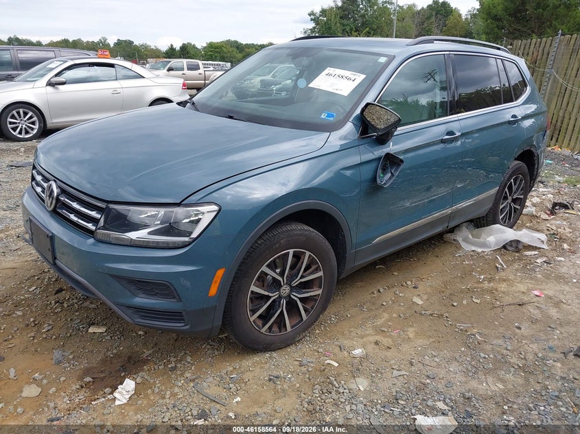 Vin: 3vv2b7ax7mm050633, lot: 46658362, volkswagen tiguan 2.0t se r-line black/se/sel 20212