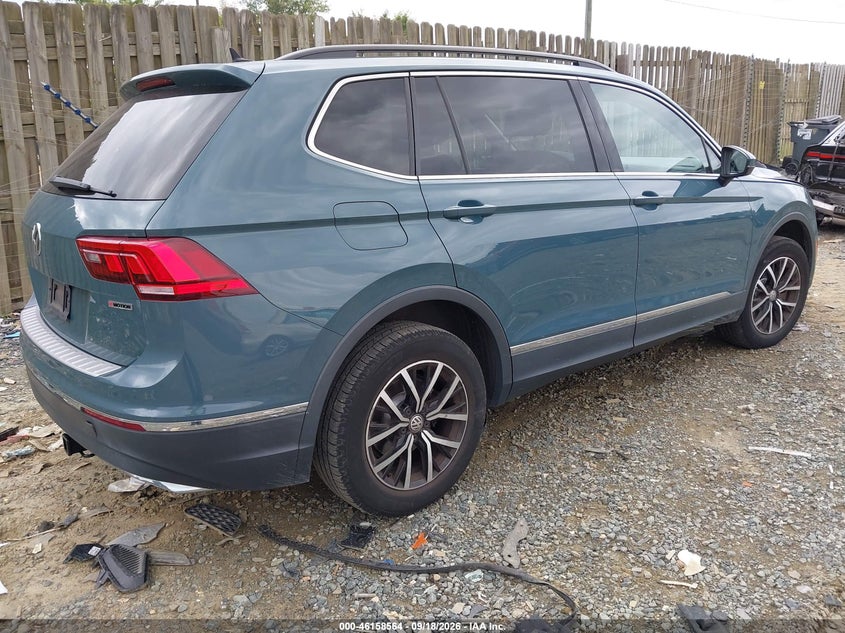 Vin: 3vv2b7ax7mm050633, lot: 46658362, volkswagen tiguan 2.0t se r-line black/se/sel 20214